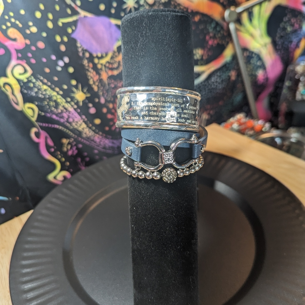 Rustic Cuff bracelet trio RC16